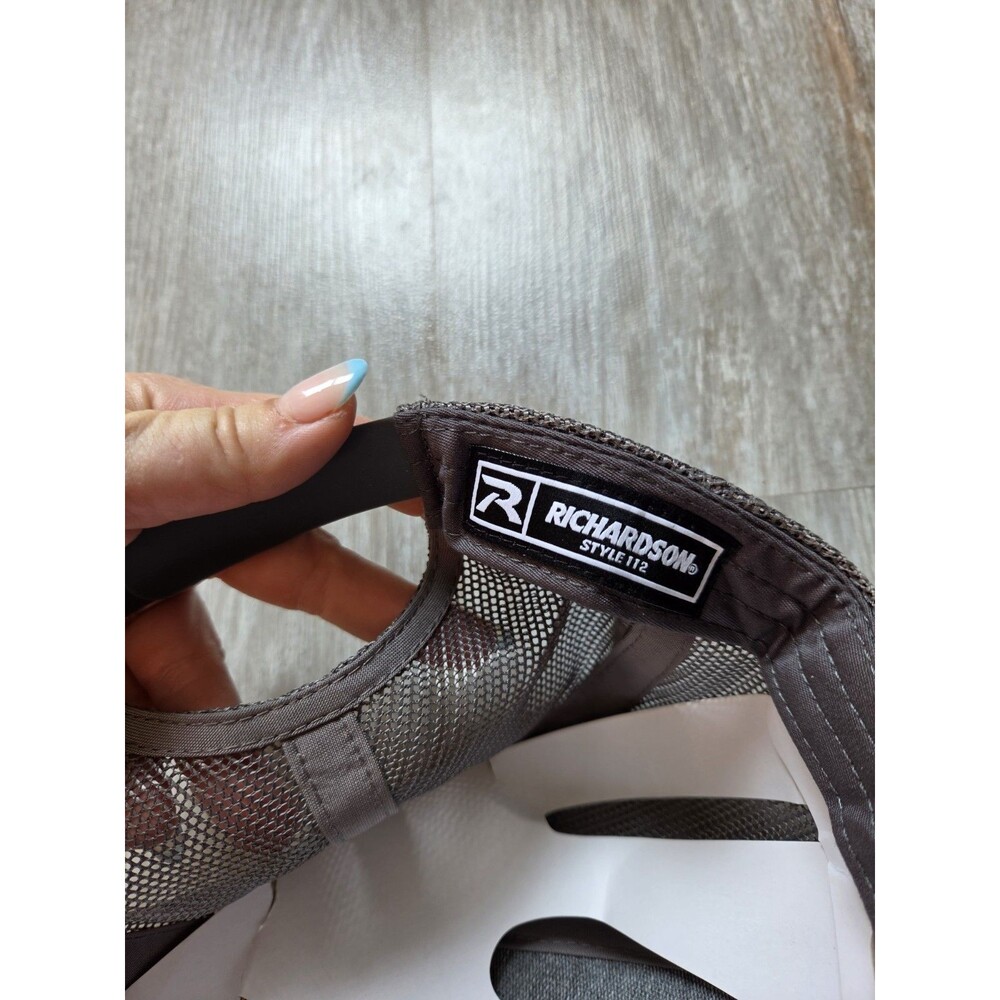 NEW Richardson 112 Trucker Hat Somebody Brown Black Mesh Snapback Adjustable Cap - Picture 7 of 7